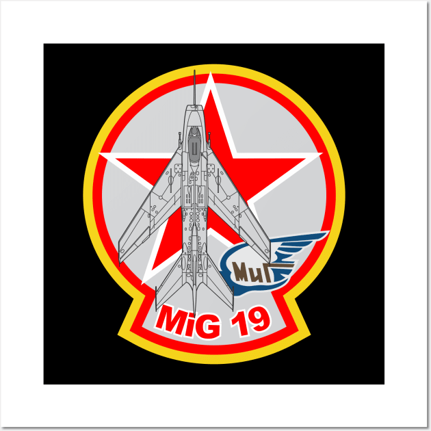 MiG 19 Farmer Wall Art by MBK